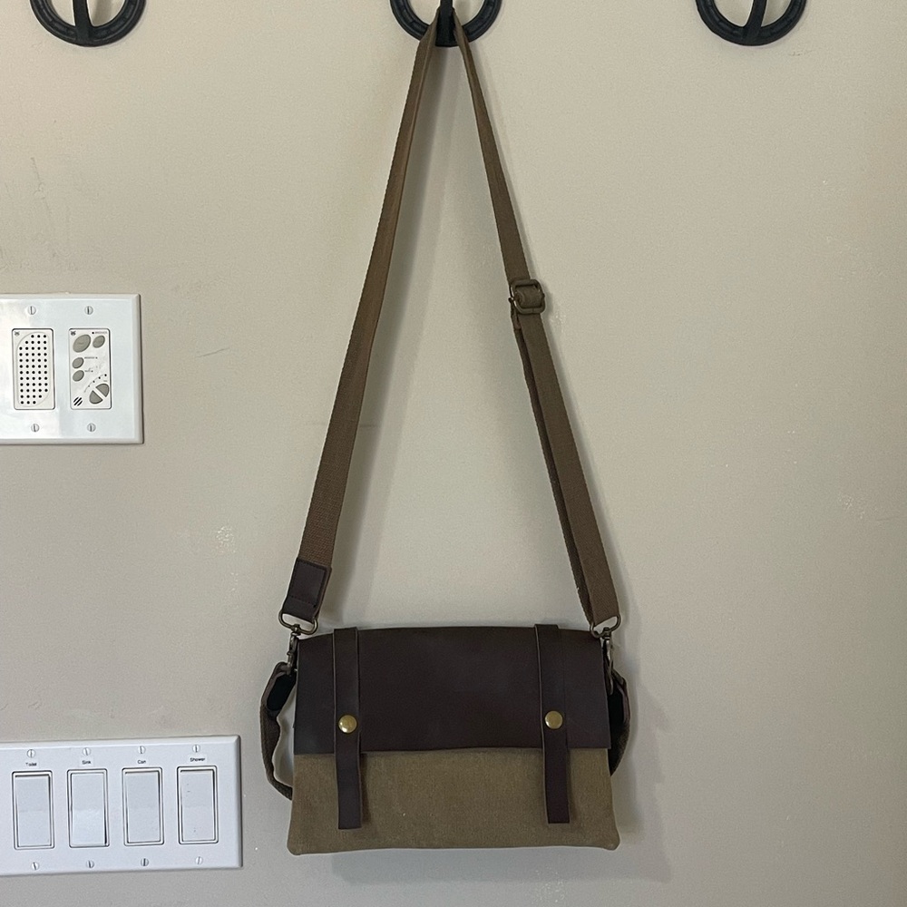 Brown and Tan Women’s Cross Body